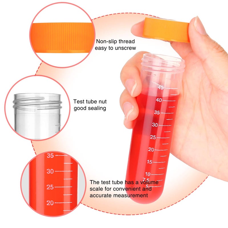 TEKEFT Primary Science Jumbo Test Tubes with Stand, Set of 10 Tubes, Ages 3+ - Image 5